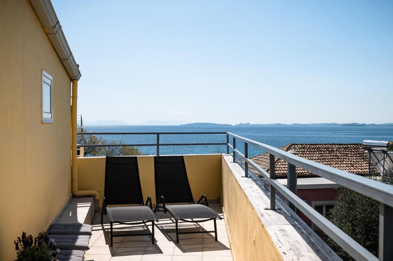 The Seaview Corner Apartments By Konnect, Ipsos Corfu Экстерьер фото
